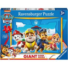 Ravensburger,Puzzle gigante 70x50cm 24 piezas de Paw Patrol La Patrulla Canina