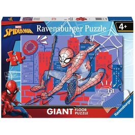 Ravensburger,Puzzle gigante 70x50cm 24 piezas de Spiderman