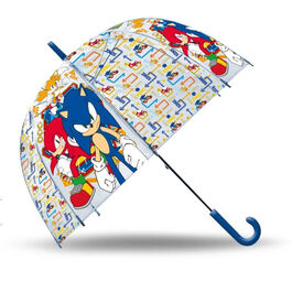 Paraguas transparente campana manual 46cm de Sonic