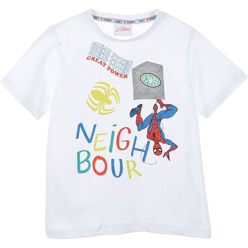 Spiderman short sleeve cotton t-shirt