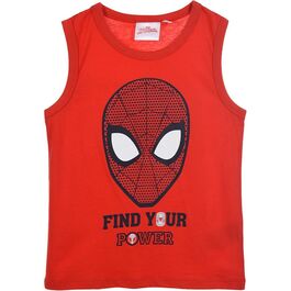 Camiseta tiras algodón Spiderman