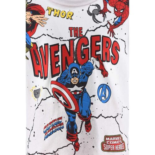 Conjunto manga corta algodn de de Avengers