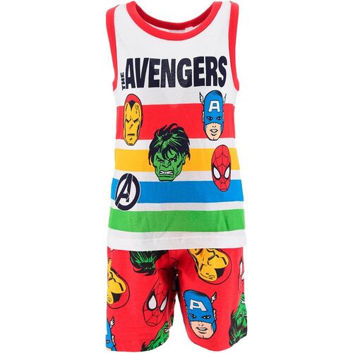 Avengers cotton short sleeve pajamas