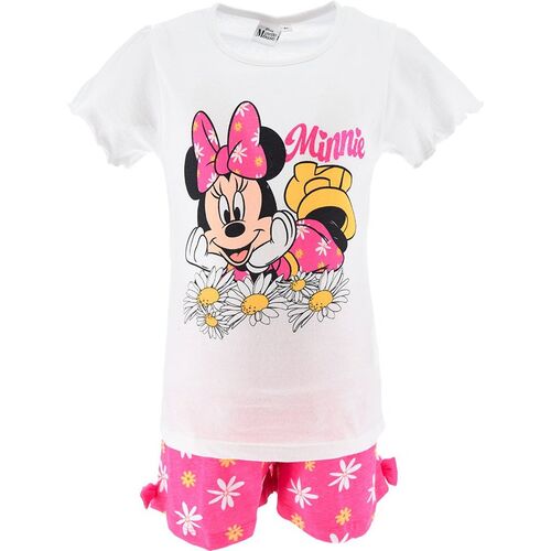 Minnie Mouse cotton short sleeve pajamas