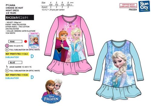 Camisn pijama de Frozen
