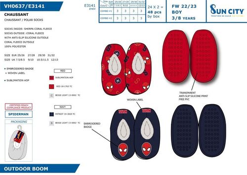 Spiderman house slippers