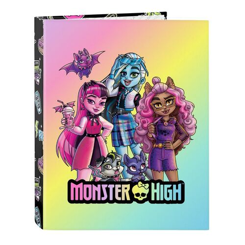 Carpeta folio 4 anillas mixtas de Monster High 'Creep'
