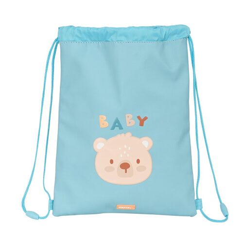 Bolsa con cordones saco plano junior facil limpieza de Safta 'Preescolar Baby Bear'