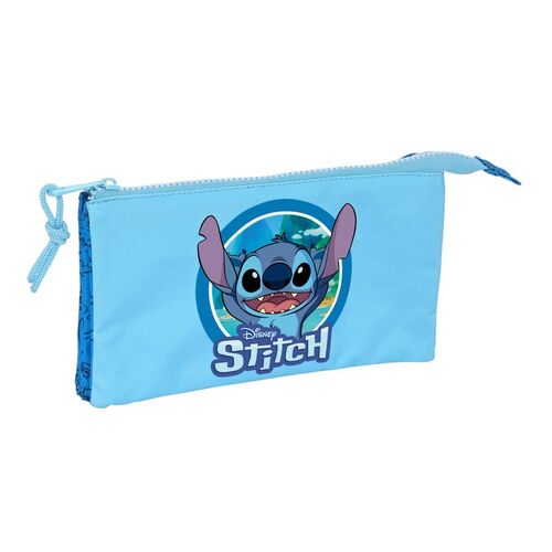 Estuche portatodo triple de Stitch