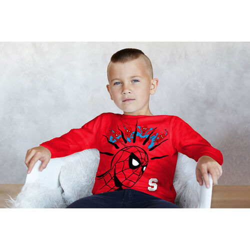 Camiseta algodn manga larga de Spiderman