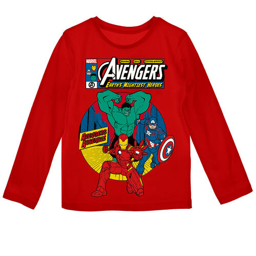 Camiseta algodn manga larga de Avengers