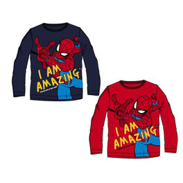 Camiseta algodón manga larga de Spiderman