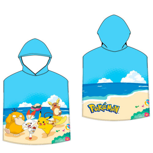 Poncho toalla playa microfibra de Pokemon
