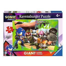 Ravensburger, Puzzle gigante 69x49cm 60 piezzas de Sonic