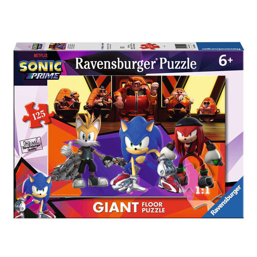 Ravensburger, Puzzle gigante 69x49cm 125 piezzas de Sonic