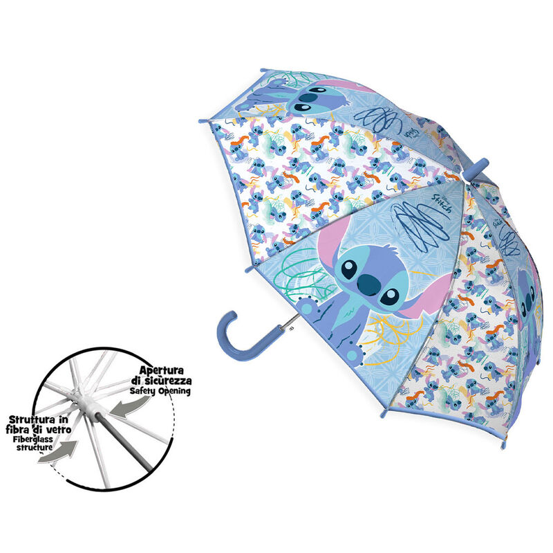 Paraguas 48cm manual de Lilo & Stitch - Regaliz Distribuciones Español