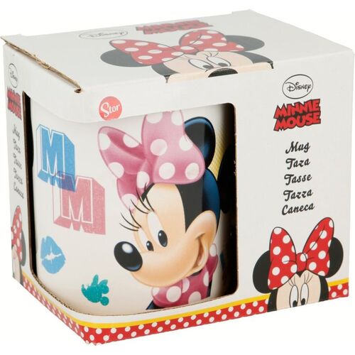 Taza cermica 325ml en caja regalo de Minnie Mouse