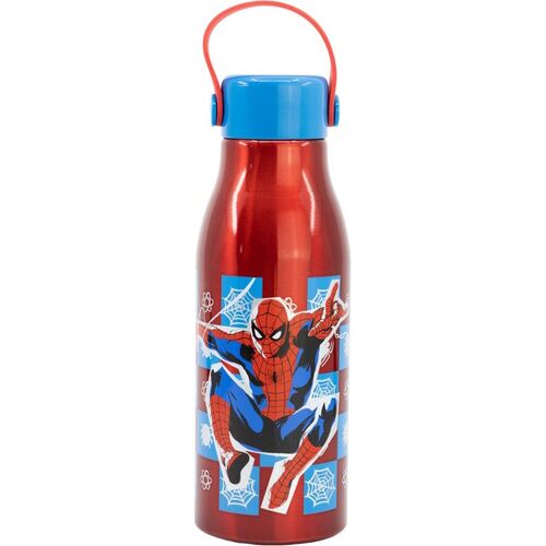 Botella cantimplora aluminio 760ml con asa en el tapn de Spiderman