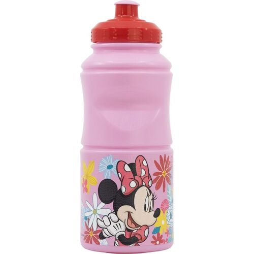 Botella cantimplora deporte 380ml con cierre anti goteo de Minnie Mouse