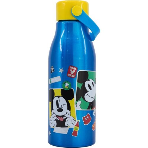 Botella cantimplora aluminio 760ml con asa en el tapn de Mickey Mouse