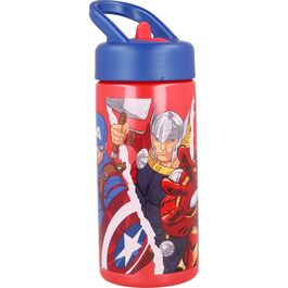 Botella cantimplora deportiva 410ml con asa de Avengers