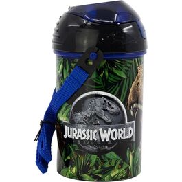 Botella cantimplora 450ml con correa de Jurassic World