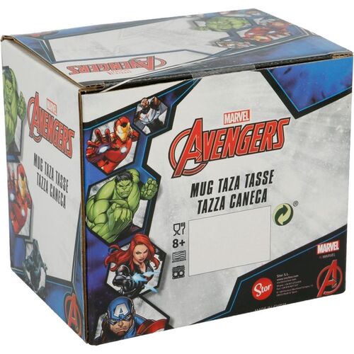 Taza cermica 325ml en caja regalo de Avengers