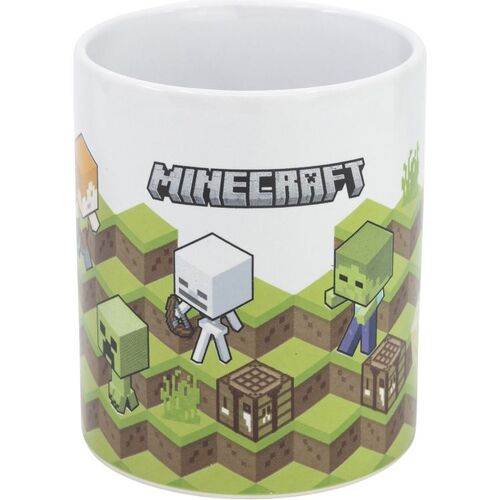 Taza cermica 325ml en caja regalo de Minecraft