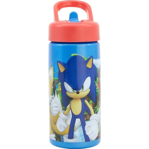 Botella cantimplora deportiva 410ml con asa de Sonic