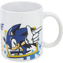 Taza cerámica 325ml en caja regalo de Sonic