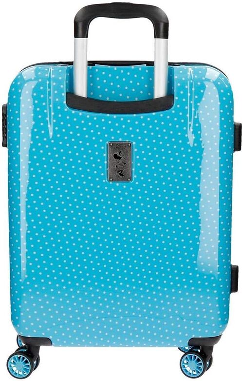 Set 2 maletas trolley rigidas abs 55cm y 69cm con 4 ruedas de Minnie Mouse 'Blue'