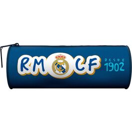 Estuche portatodo cilíndrico de Real Madrid