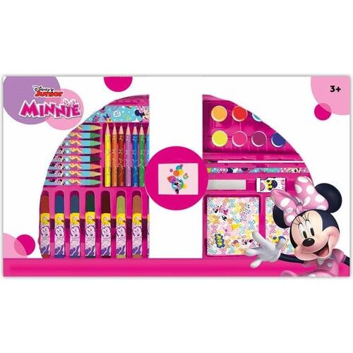 Maletn para colorear 52 piezas de Minnie Mouse
