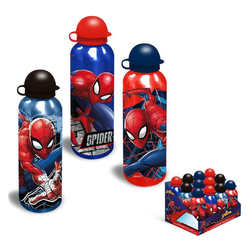 Botella cantimplora aluminio 500ml de Spiderman