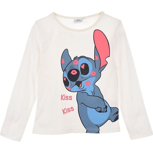 Camiseta manga larga algodn de Lilo & Stitch