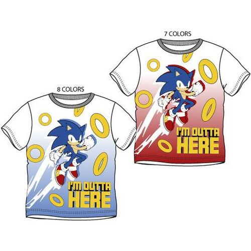 Camiseta manga corta de Sonic