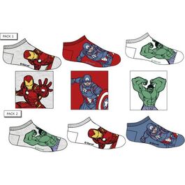 Pack 2 calcetines de tobilleros Avengers