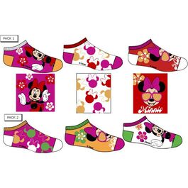 Pack 3 calcetines de tobilleros Minnie Mouse