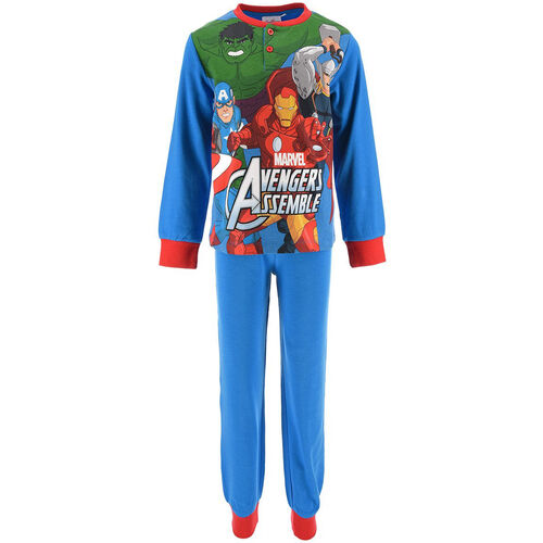 Pijama manga larga algodn en caja de Avengers