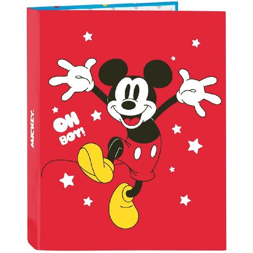 Carpeta folio 4 anillas mixtas  de Mickey Mouse 'Fantastic'