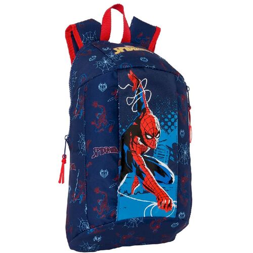 Mini mochila 39cm cremallera vertical  de Spiderman 'Neon'
