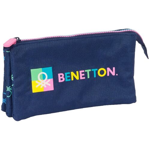 Estuche portatodo triple  de Benetton 'Cool'