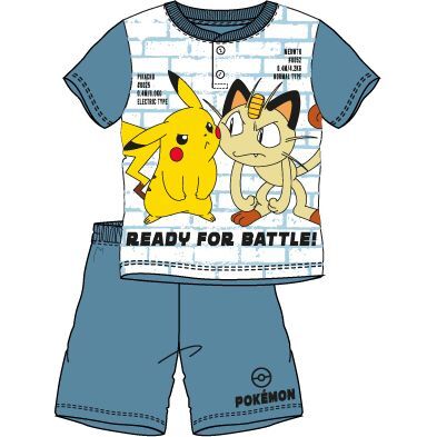 Pijama manga corta algodn de  Pokemon
