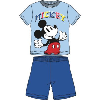 Pijama manga corta algodn de  Mickey Mouse