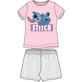Pijama manga corta algodn de  Lilo & Stitch