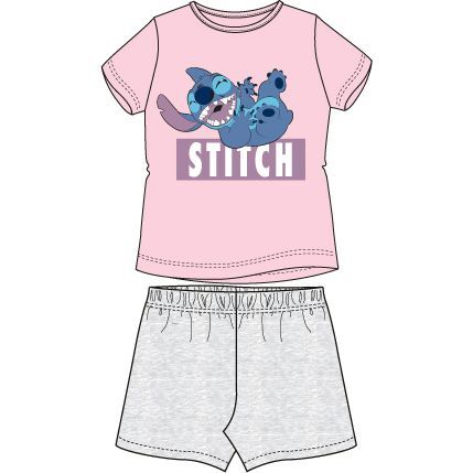Pijama manga corta algodn de  Lilo & Stitch