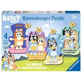 Ravensburger, Puzzle 4 en 1 de Bluey