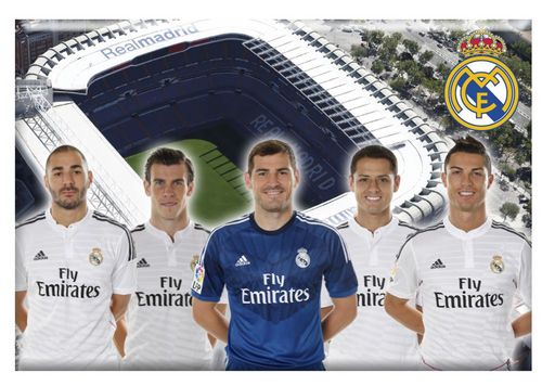 Imn 80x55 mm. jugadores  de Real Madrid (12/192)
