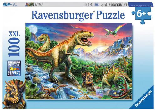 Ravensburger, puzzle 100 piezas XXL de La era de los dinosaurios (1/1)