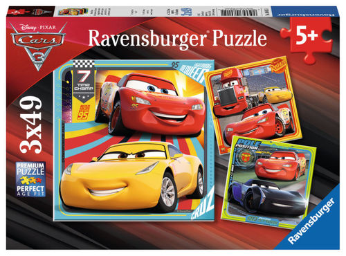 Ravensburger, 3 puzzles 49 piezzas de Cars 3 (1/1)